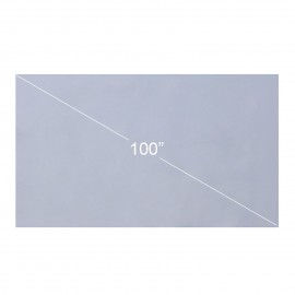 100-inch Portable Projector Screen HD 16:9 Frameless Video Projection Screen Foldable Wall Mounted for Home Theater Office Movies