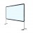 100-inch 16:9 Projector Screen Outdoor Bracket Projection Screen Folding Projecting Screen Home Theater for Home Office Outdoor Use