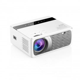 CP600 LED LCD Projector 1080P Home Theater 200ANSI Lumens Media Player 200 Inches Projection Size 1280 * 720P 2000:1 Contrast Ratio HD VGA AV USB Remote Controller for Notebook Laptop DVD Player